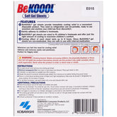 BeKoool Kids Cooling Gel Sheets Non Medicated, Fever Relief, 6 Count